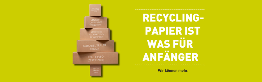 Recycling Papier Anfänger