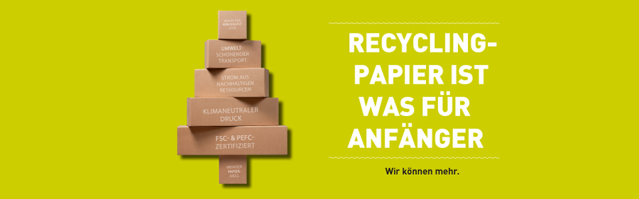 Recycling Papier Anfänger